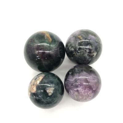 China Previous China Natural Healing Crystal Hot Selling New Products Natural Healing Crystal Gemstone Folk Arts Fluorite Sphere for sale