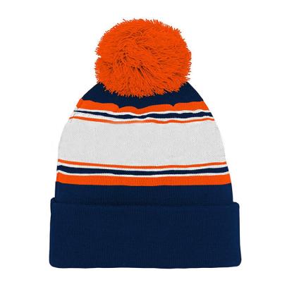 China Beanie Knitted Plain Jacquard Custom COMMON COMMON Logo Beanie Knit Winter Hat for sale