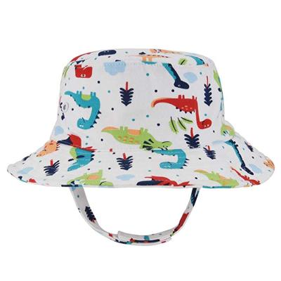 China Custom Sun Protection Summer Child Cartoon Character Bucket Hat Baby Toddler Boys Character Kids Breathable Bucket Hat for sale