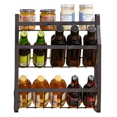 China Sustainable Supplier Price Kitchen Storage Rack Slanted Spice Rack Storage Racks Racks for sale