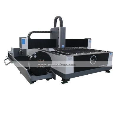 China 4 axis rotary for tube and sheet cutting GoodCut 1000w-4000w fiber laser cutting machine for tube cutting for sale