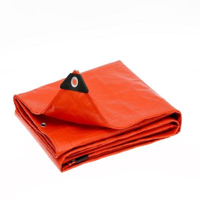 China Plastic Waterproof Orange Polyethylene Woven Tarpaulin Shuangpeng for sale