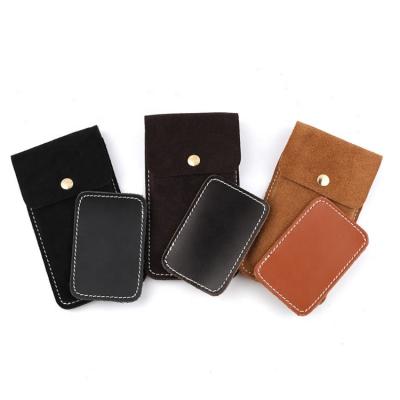 China Custom Wholesale Cowhide Box Watch Box Retro Watch Case Jewelry Sleeve Leather Case High End Protective Leather Case Handmade Leather Packaging Cowhide One for sale