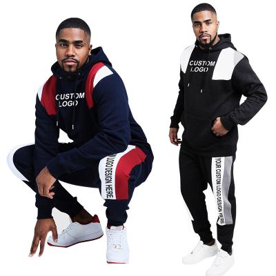 China Good Selling Designer Breathable Winter Custom Logo Camouflage Jogging Tracksuit Fitness 2 Piece Branded Suit Men Set for sale