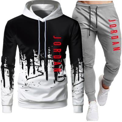 China Good Quality Breathable Autumn Cut And Sew Custom Nylon Logo Chicago Bull Camo Baggy Cotton Men's Tracksuit 2021 On Sale for sale