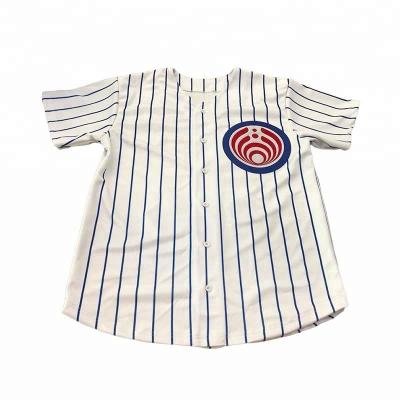 China Best Price Antibacterial 2021 100% Cotton Bottom Blue Gold Stripe Blank Baseball Tank Tops For Man Woman Kid for sale