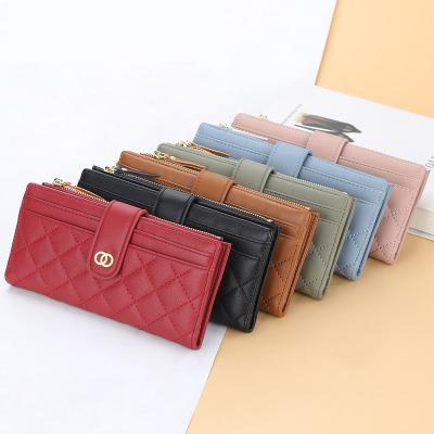 China New waterproof PU wallet women pinch fashion coin purse card holder wallets high quality brand PU leather wallet for sale