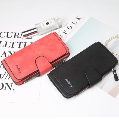 China 2022 fashionable designer wallet minimalist PU leather luxury waterproof women wallets for sale