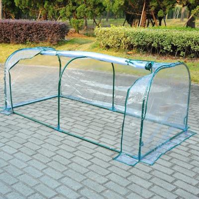 China Transparent PVC Tunnel Greenhouse Green Grow House Cold Frame for sale