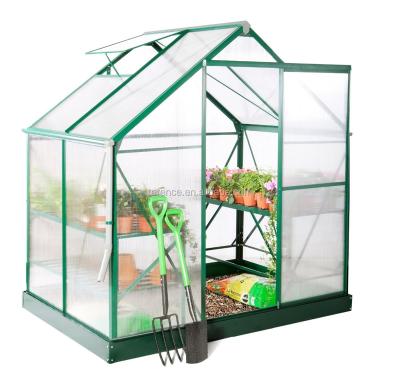 China 6ft X 4ft Deluxe Aluminium Frame Greenhouse  Terence TLSA101 Powder Coated for sale