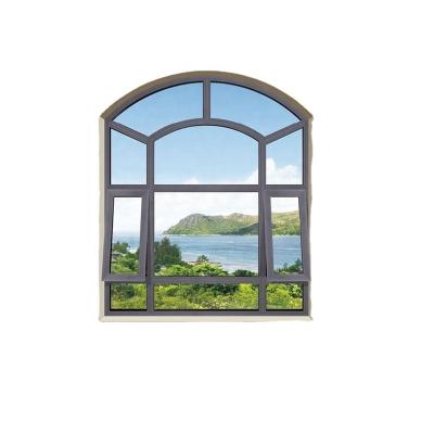 China Fire Protection KINGV Window Insulated Aluminum Casement Window New Design Modern Style Window for sale