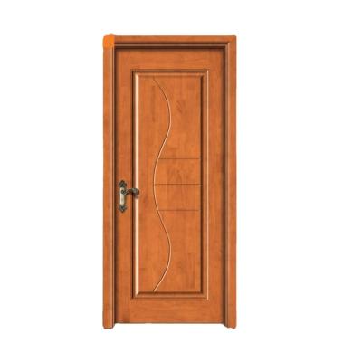 China Modern High Quality Interior Door Designs Solid Wood PVC Door Hotel Room Doors for sale