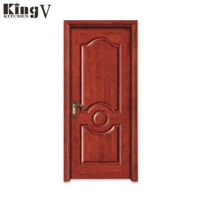 China KINGV Door Design Latest Design House Waterproof Solid Wood Soundproof Door Interior Room Interior Wood Door for sale