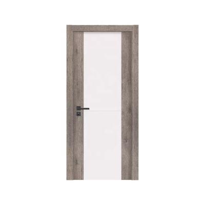 China KINGV withf ream main door interior designs waterproof plywood door leaf veneer panels swing MDF entry door for sale