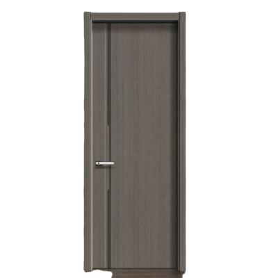 China Waterproof morden design melamine wooden door bathroom MDF door for sale