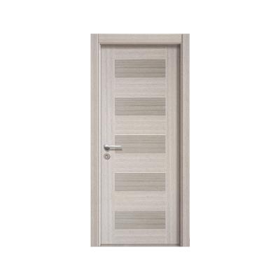 China KINGV Factory Price PVC Miami Door Simple Design Room Waterproof Interior Wooden Interior Door for sale