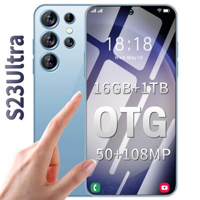 China Dual SIM Card Amazon New Product Selling Cheap Game S23Ultra Waterproof Smart Mobile Phone for sale