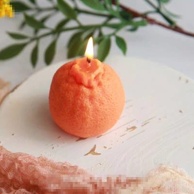 China Birthdays Natural Beeswax Handcrafted Small Orange Aromatherapy Essential Oil Wax Soy Wax for sale