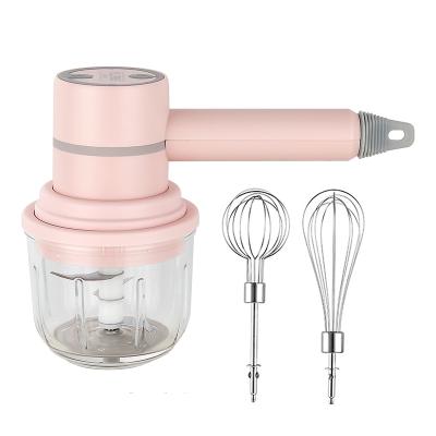 China USB wireless utensils, egg mixer, small food processor, 250ML kitchen chopper for sale