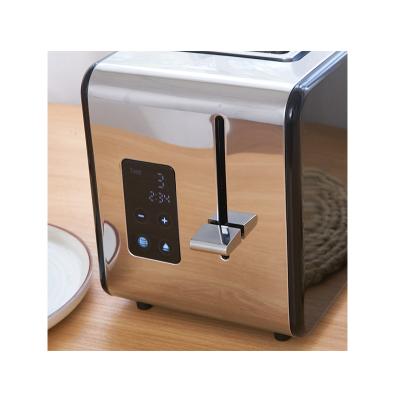 China 2021 Household Retro Toaster Touch Screen Automatic Stainless Steel Toaster Home Breakfast Toaster for sale