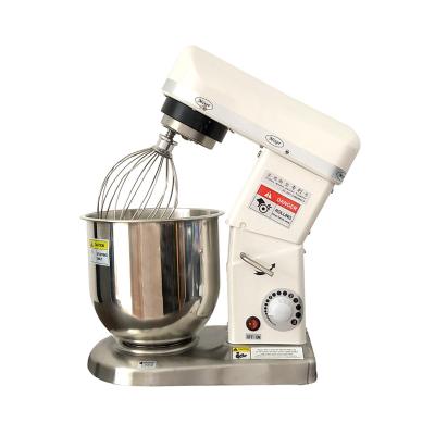 China Bowl-Lift Design 7 Liter Commercial Fresh Lid Maker Mixer Milk Creamer Mixer Multifunctional Milk Chef Machine for sale