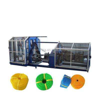 China Plastic/PP/PE/Nylon Yarn Processed Rope Making Machine for sale