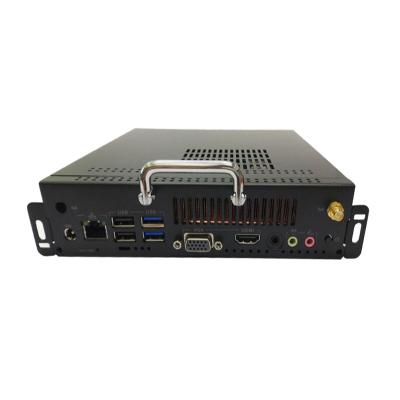 China Fanless+Aluminum Alloy All Metal Case In One OPS Mini OC I7 4th GEN OEM DDR3 Industrial PC ODM Integrated Computer HD Graphics OPS for sale