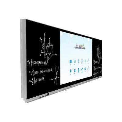 China Chinese school/office manufacturer interactive black smart board durable nano smart blackboard for sale for sale