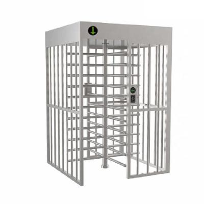 China Factory Price SS304 Full Height Turnstile Barrier Gates Indoor/Outdoor DC Smart RS485 Moto Servo For Apartment Entrance for sale