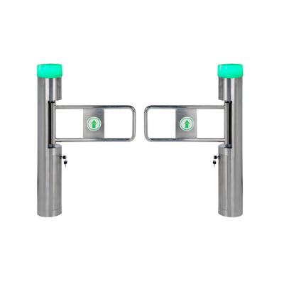 China Indoor/Outdoor With Tent Factory Price Automatic Security System Road Access Control Fast Lane Passage Turnstile Swing Barrier Gates for sale