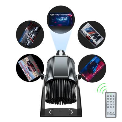 China High Definition 80W 6 Images Multiple Image Switch Outdoor Projector For Advertising Gobo Projector Led Logo Projector Light for sale