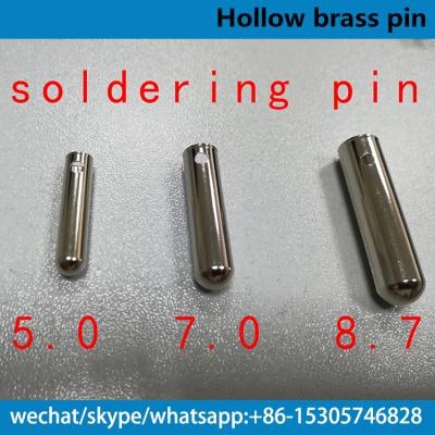 China Residential / General Purpose Massive Solid Brass Socket Power Output Brass Pin Insert Cavity for sale