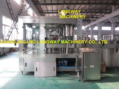 China Stainless steel carbonated beverage flling line for sale