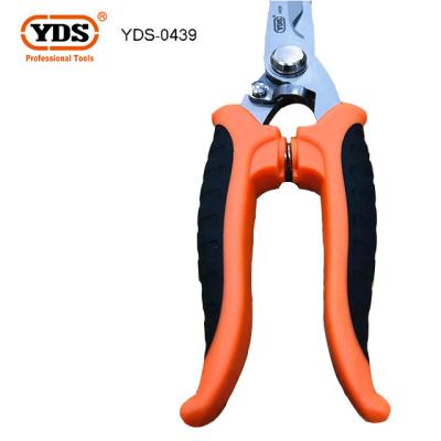 China Anti-Slip Handle YDS Gardening Tools Shears Precision-Earth Sharp Blade Steel Plant Scissors for sale