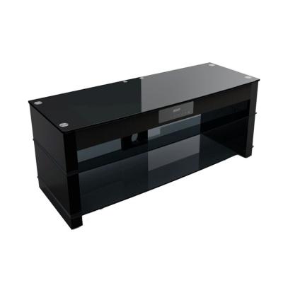 China High Gloss Black Tempered Glass TV Stand Hot Selling TV Cabinet for sale