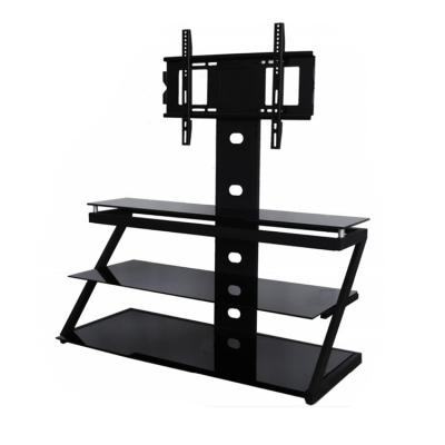 China Model TV Stand Metal Frame Cabinet New Tilting LCD TV Stand RM021 for sale