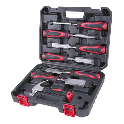 China E11813 Meterk 8pcs Wood Chisel Set With Hammer Wood Carving Tools With Storage Case Non-Slip Handle E11813 for sale