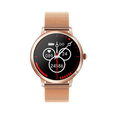 China 2021 New Trend Playback 2021 lady watch k20 big screen calorie heart rate luxury smart watch waterproof girls sports girls smartwatch gold for sale