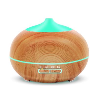 China Amazon Best Selling Car Wood Air Seal Humidifier 500ML Essential Oil Humidifier Humidifier With Speaker for sale