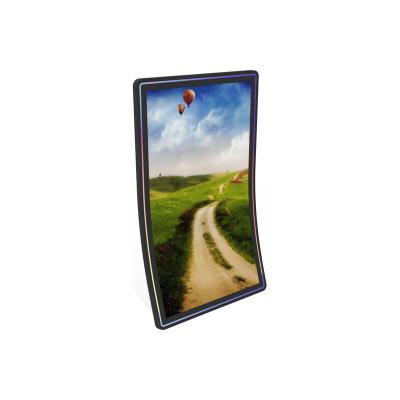 China Application/Game/Ratail/Kiosk Industrial J Type 43 Inch Curved Touch Screen 4K Monitor With LED Bar For Game Machine for sale