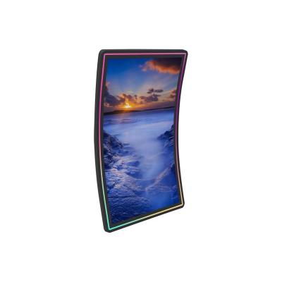 China Industrial App/Game/Ratail/Kiosk 43 Inch Curved 4K Touch Screen Monitor With LED Bar For Game Machine for sale