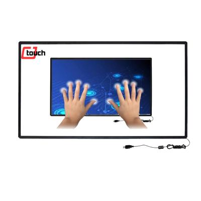 China LCD Monitor Factory 27 Inch USB IR Point Multi Touch Frame Infrared Touch Screen Panel For TV ATM KIOSK for sale