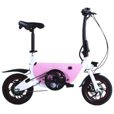 China 15Â ° 2021mini mountain e bike electric folding fat bike 350w folded electric bicycle for sale