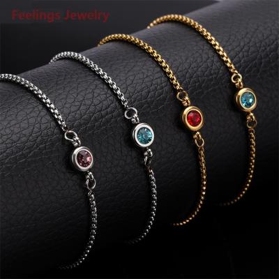 China Personalized Crystals Lead Free Nickel Free Crystal Gold Plated Tasty Bracelet Healing Lucky Stone for sale