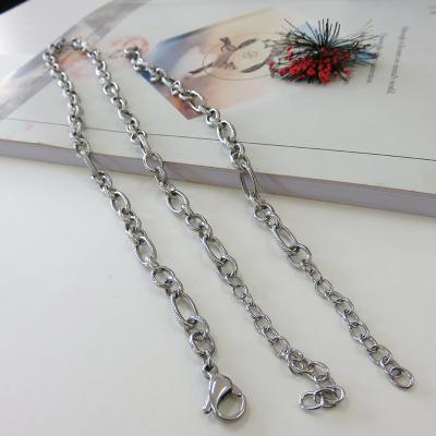 China New fashion stainless steel nickel free lead free fancy chain necklace for unisex for sale