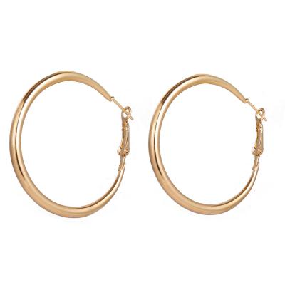 China New Arrival Lead Free Nickel Free Large Circle Ring Name Earrings Design 316L Steel Hoop Earrings For Women for sale