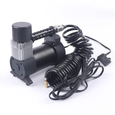 China High Flow Car Air Compressor 250PSI Pressure Gauge Inflator for Truck Tire Pressure Monitor DC 12V Junju for sale