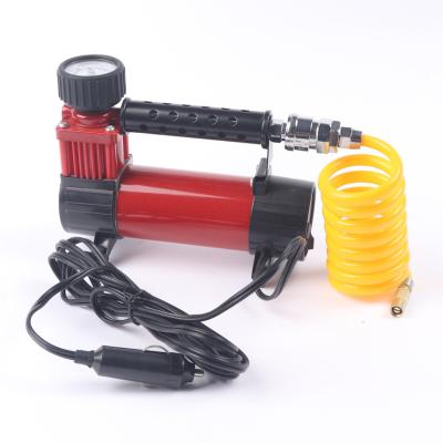 China Ford Red Car Emergency Tool High Speed Inflating Cylinder Rubber Air Hose Air Compressor for sale