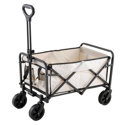 China Easy Folding Foldable Shopping Garden Tools Camping cart Flexible Swivel Adjustable Travel wagon cart for sale