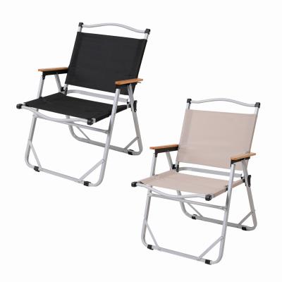 China Foldable Aluminum camping alloy outdoor folding chair beach table activity fishing beach folding chair for sale